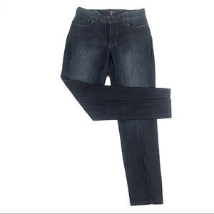 NYDJ Jeans, Size 8 Petite, Dark Blue, Boot Cut